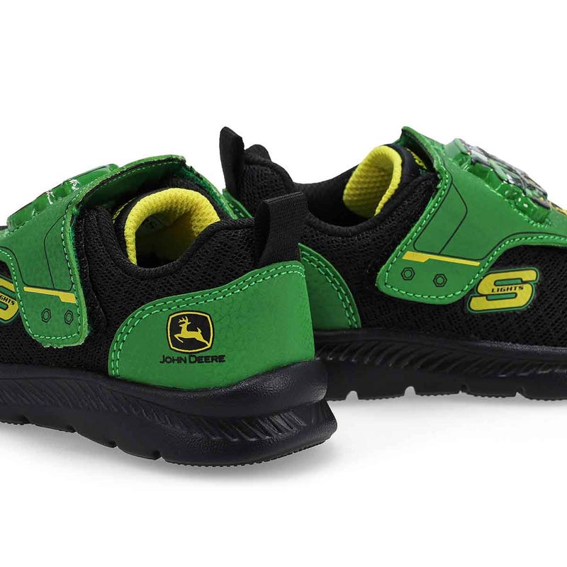 Baskets JOHN DEERE COMFY FLEX, vert/noir, bébés-G