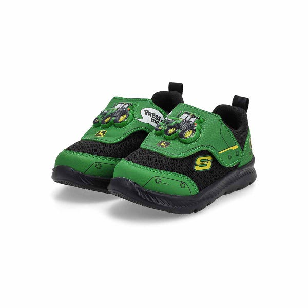 Baskets JOHN DEERE COMFY FLEX, vert/noir, bébés-G
