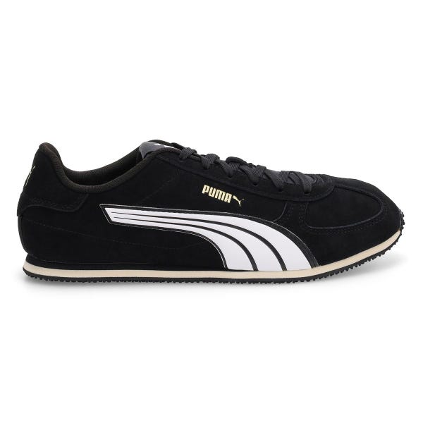 Men's ST Track Lace Up Sneaker - Black/White