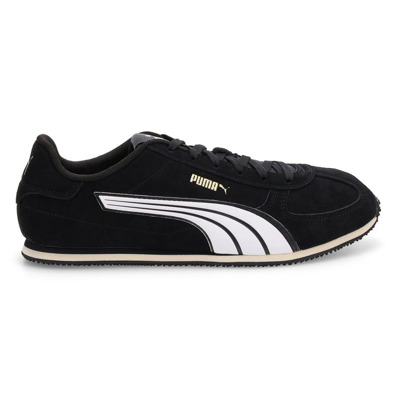 Men's ST Track Lace Up Sneaker - Black/White