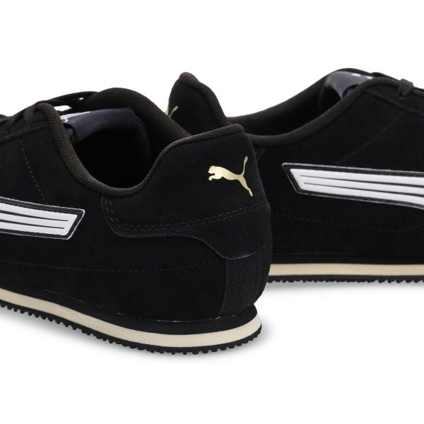 Men's ST Track Lace Up Sneaker - Black/White