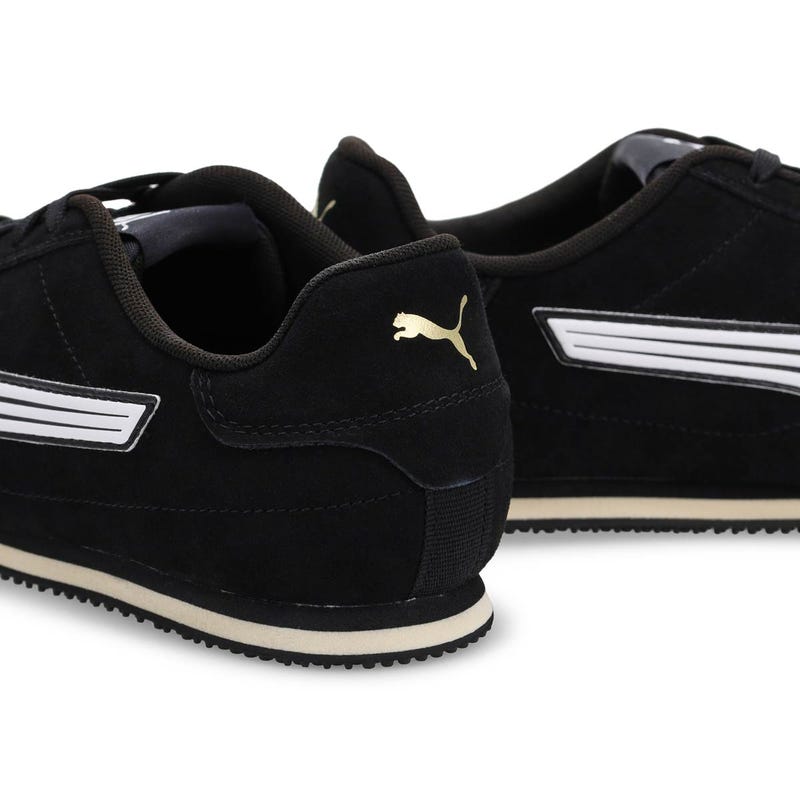Men's ST Track Lace Up Sneaker - Black/White