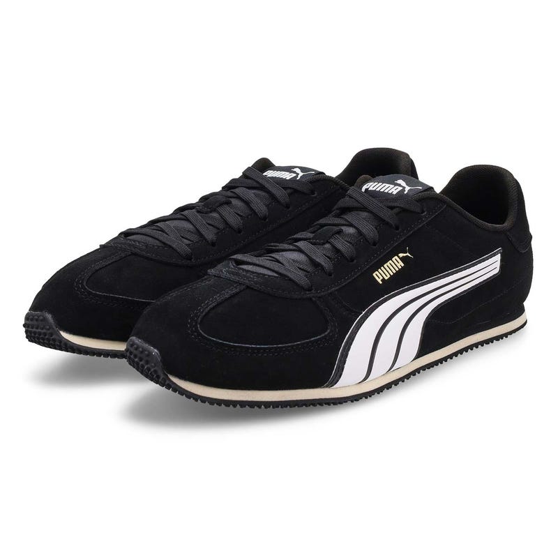 Men's ST Track Lace Up Sneaker - Black/White