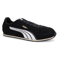 Men's ST Track Lace Up Sneaker - Black/White