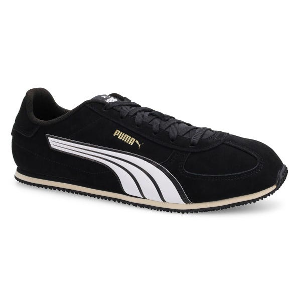 Men's ST Track Lace Up Sneaker - Black/White