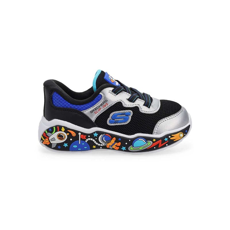 Infants' B Play Scene Sneaker - Black/Silver/Multi