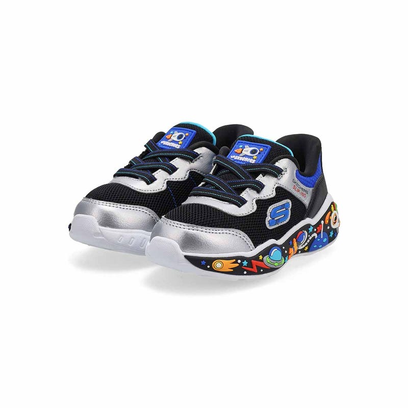 Infants' B Play Scene Sneaker - Black/Silver/Multi