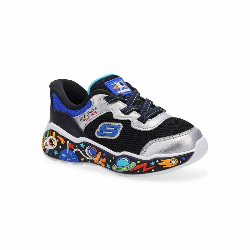 Infants' B Play Scene Sneaker - Black/Silver/Multi
