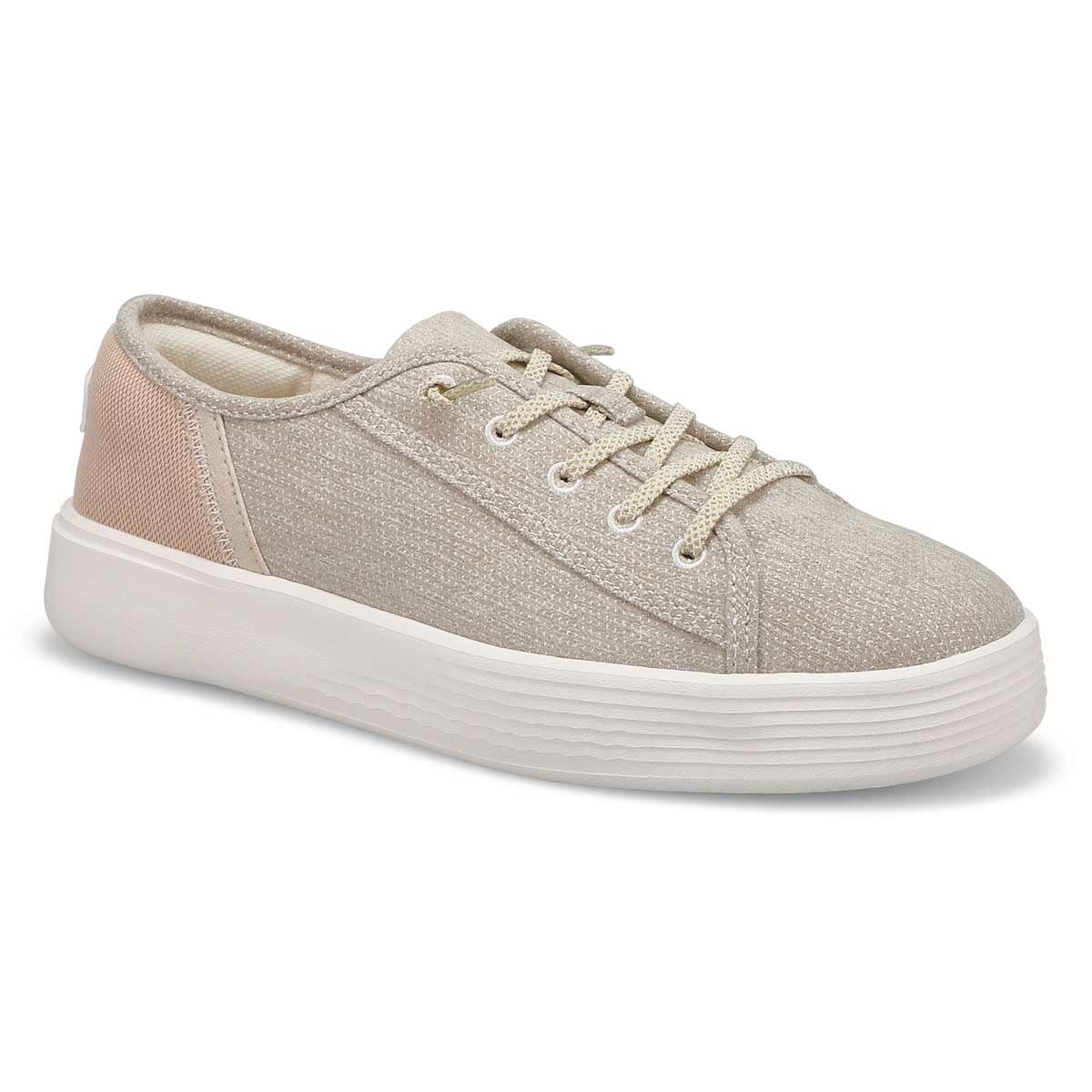 Ladies Cody W Heathered Casual Sneaker - Light Gre