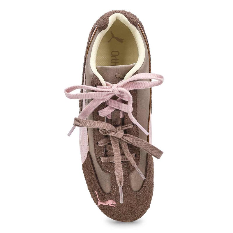 Women's  Speedcat Brushed Luxe Low Profile Sneaker - Mouse Gray/Gum