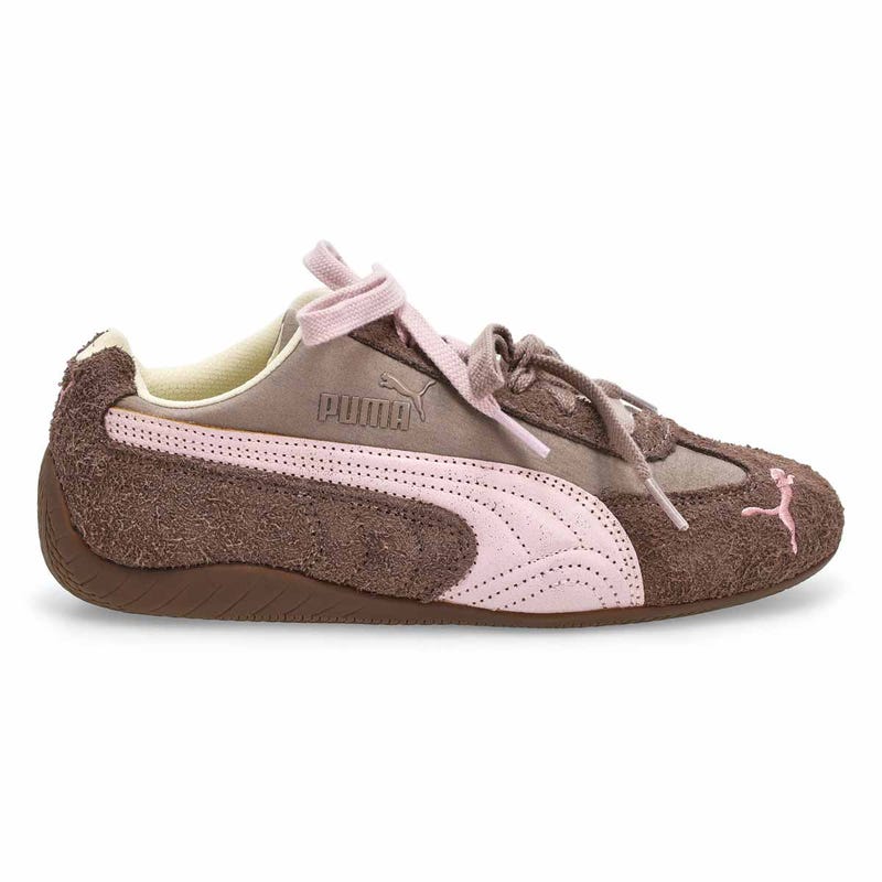 Women's  Speedcat Brushed Luxe Low Profile Sneaker - Mouse Gray/Gum