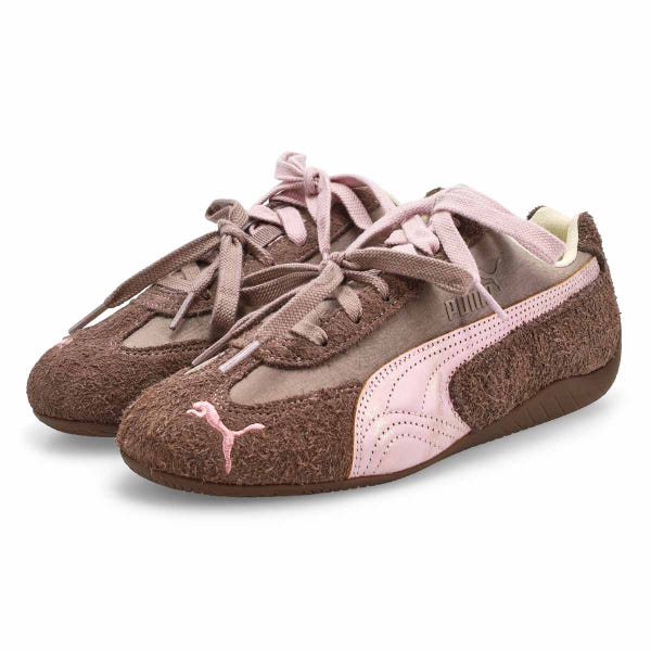 Women's  Speedcat Brushed Luxe Low Profile Sneaker - Mouse Gray/Gum