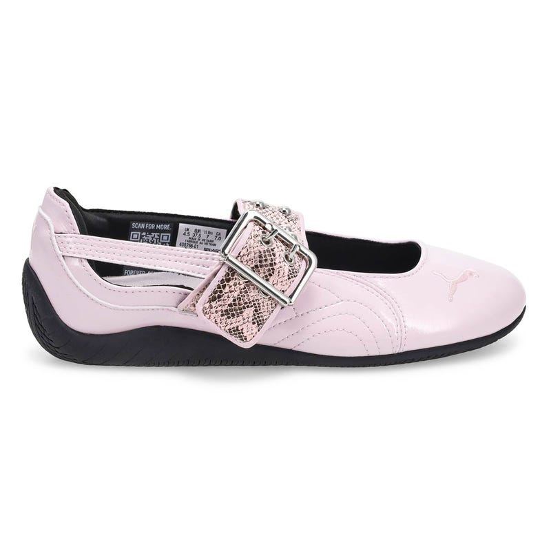 Ballerine à profil bas Speedcat Dress-Up II pour femmes - rose poudre/noir