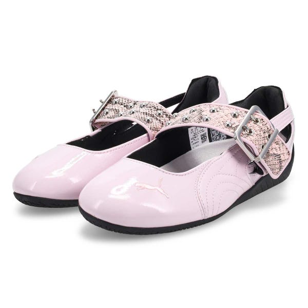 Ballerine à profil bas Speedcat Dress-Up II pour femmes - rose poudre/noir