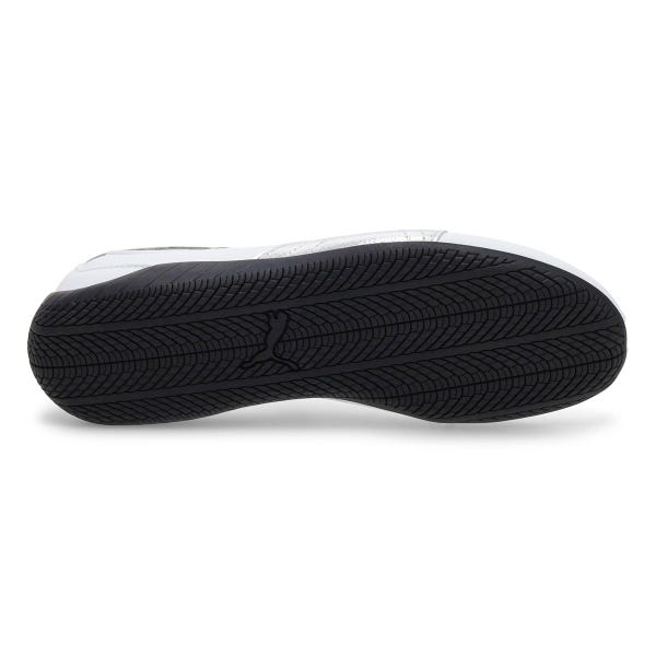 Ballerine profil bas Speedcat Nova Métallique pour femmes - Blanc/Noir