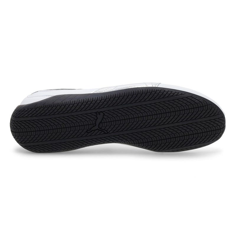 Ballerine profil bas Speedcat Nova Métallique pour femmes - Blanc/Noir