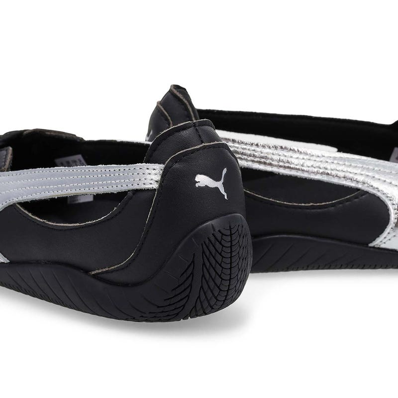 Ballerine profil bas Speedcat Nova Métallique pour femmes - Noir/Argent