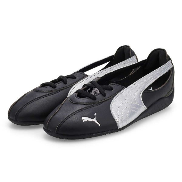 Ballerine profil bas Speedcat Nova Métallique pour femmes - Noir/Argent