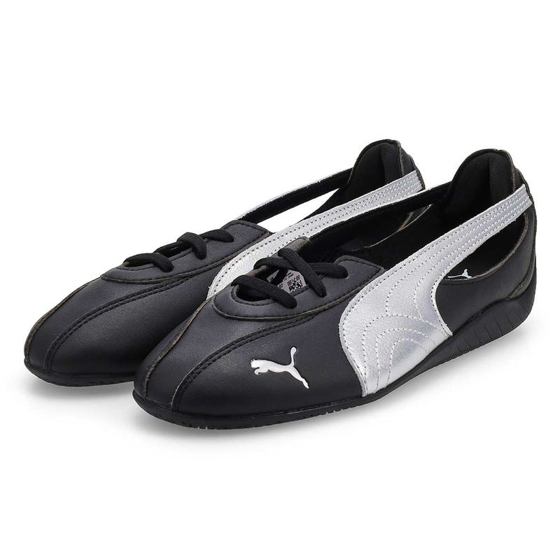 Ballerine profil bas Speedcat Nova Métallique pour femmes - Noir/Argent