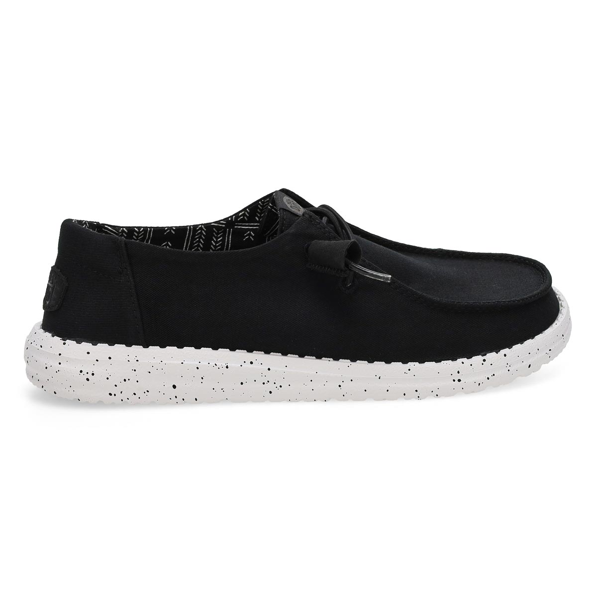 Women's Wendy Stretch Canvas Casual Shoe - Black Odyssey