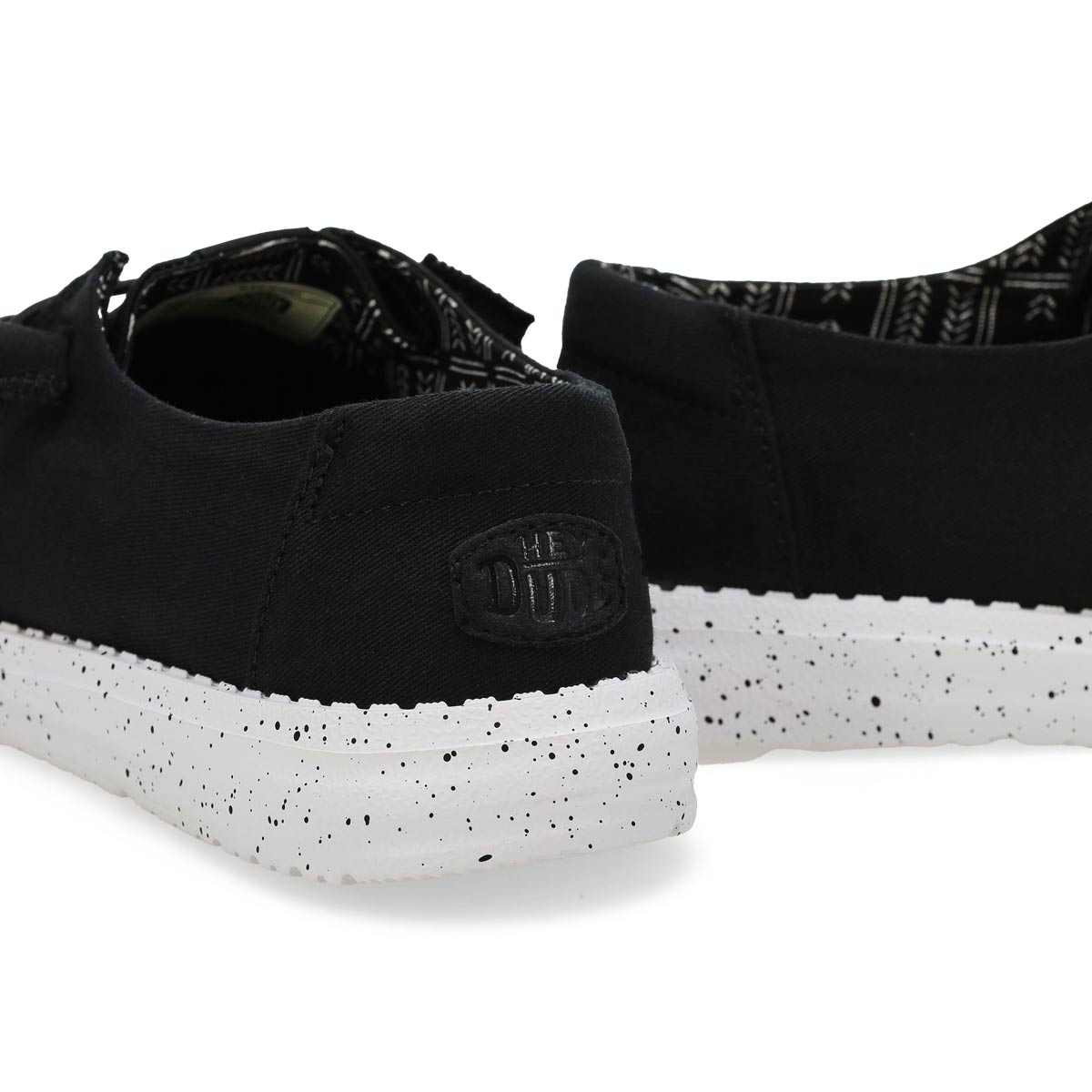 Women's Wendy Stretch Canvas Casual Shoe - Black Odyssey