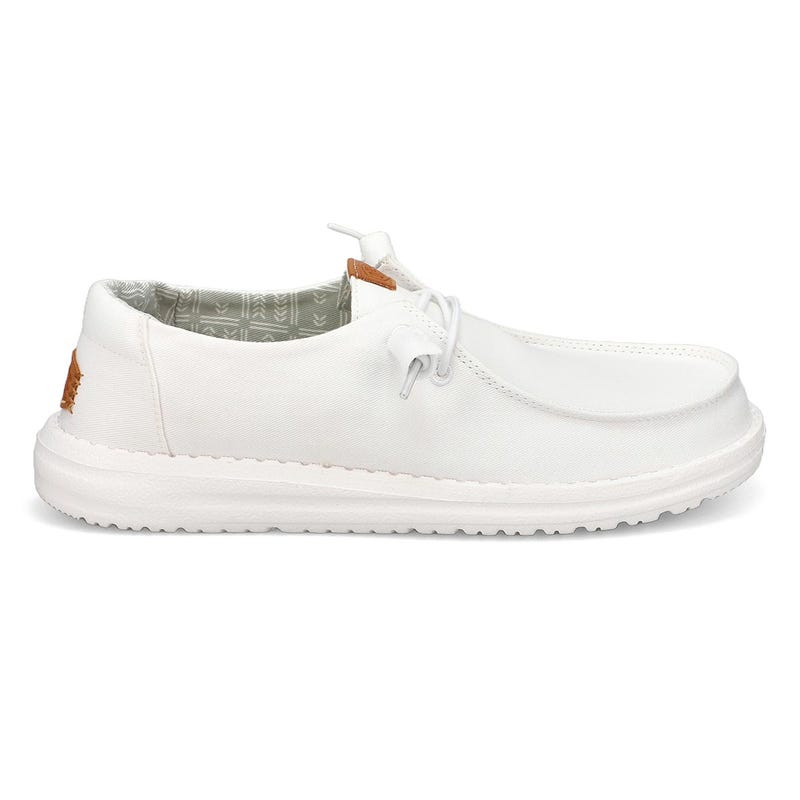 Flâneur décontracté WENDY STRETCH CANVAS, blanc, femmes