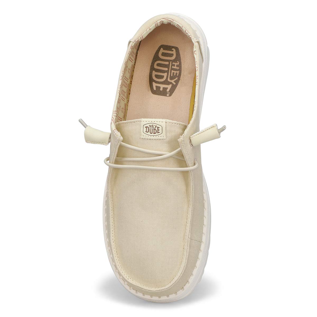Women's Wendy Stretch Canvas Casual Shoe - Off White