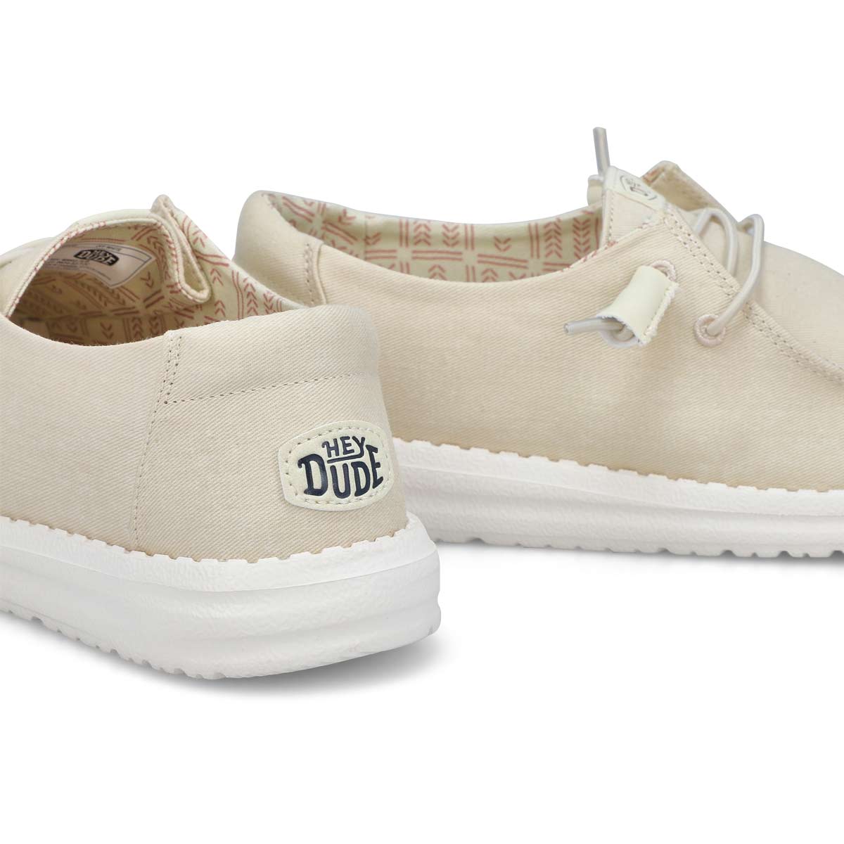 Women's Wendy Stretch Canvas Casual Shoe - Off White