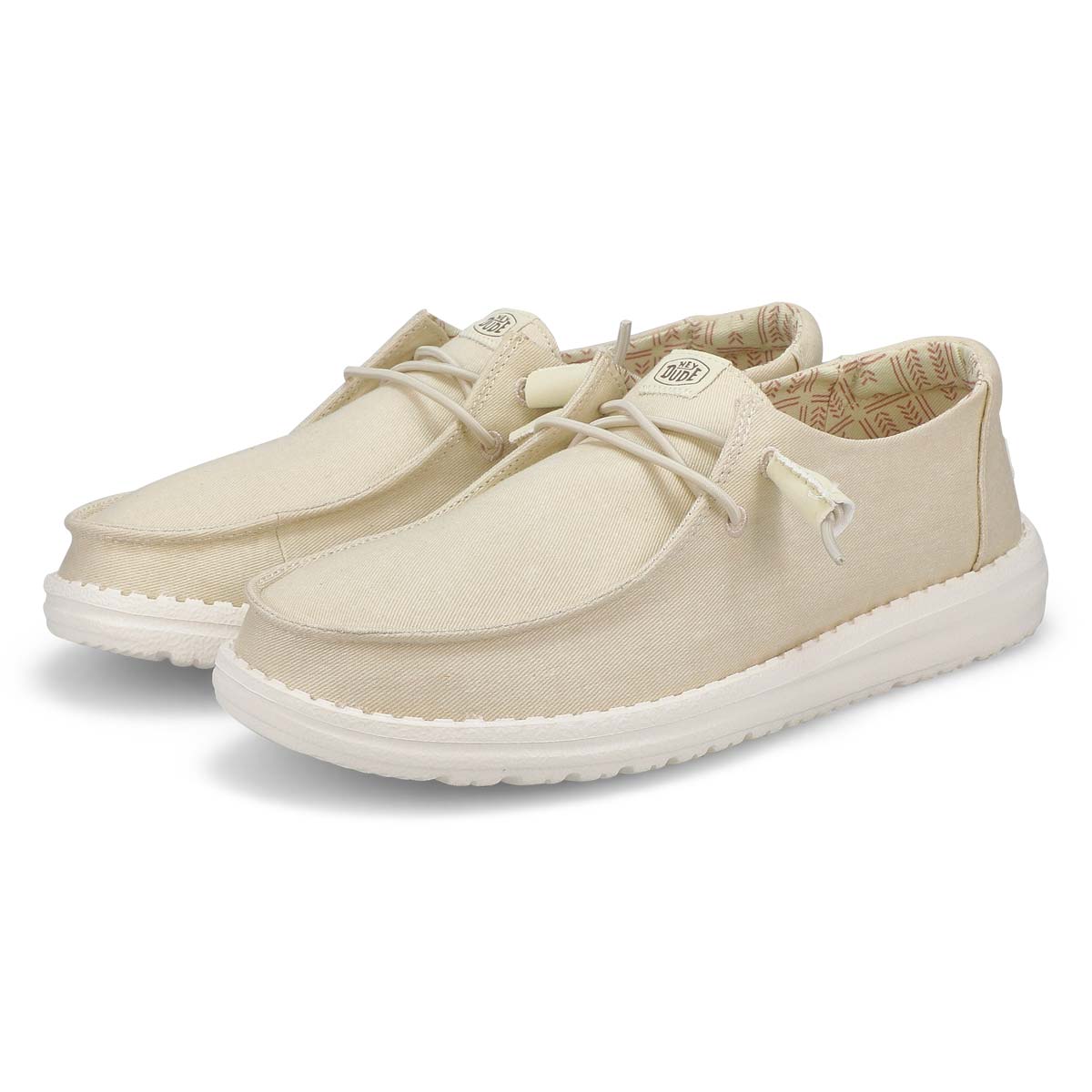 Women's Wendy Stretch Canvas Casual Shoe - Off White