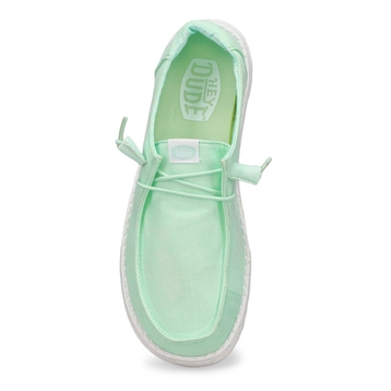 Women's Wendy Stretch Canvas Casual Shoe - Bay Blu