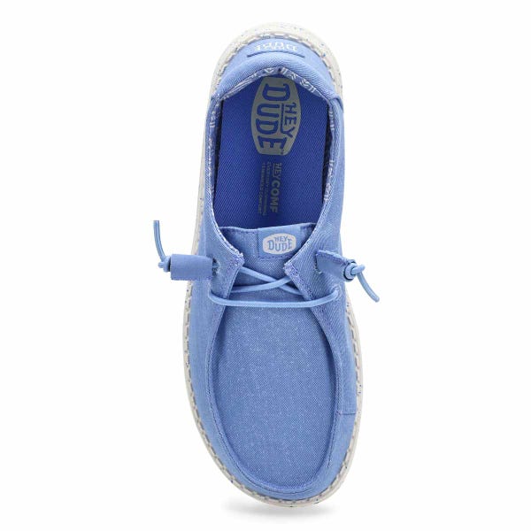 Flâneur décontracté WENDY STRETCH CANVAS, bleu hortensia, femmes