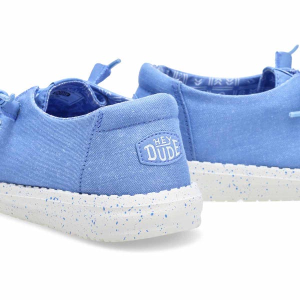 Flâneur décontracté WENDY STRETCH CANVAS, bleu hortensia, femmes