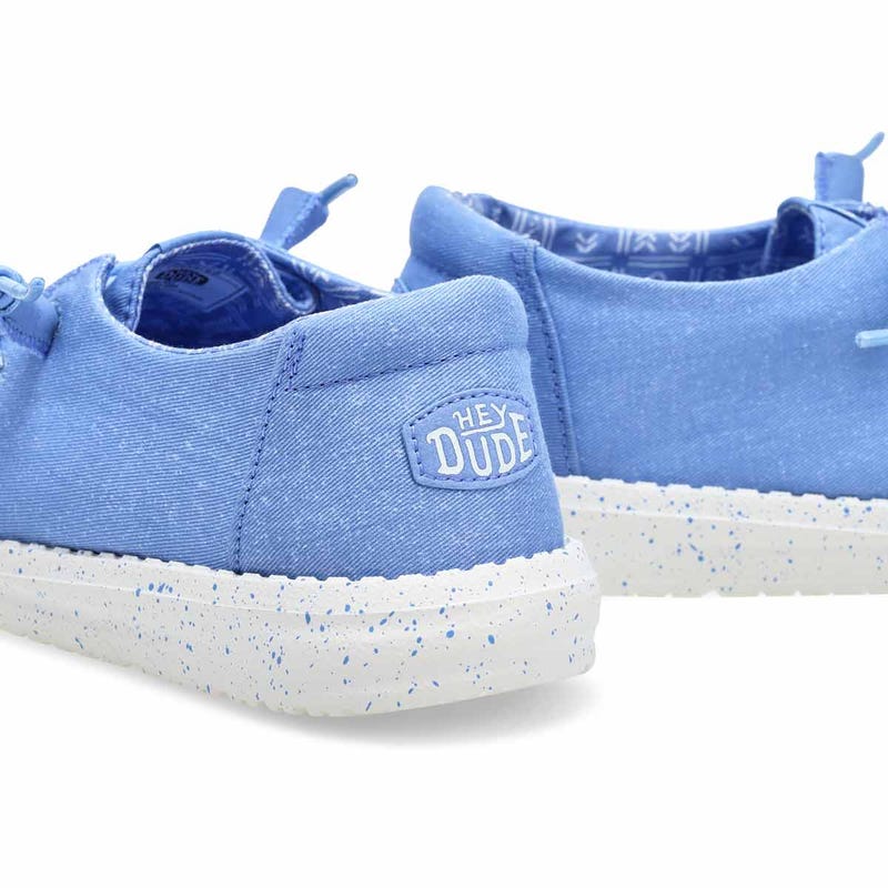 Flâneur décontracté WENDY STRETCH CANVAS, bleu hortensia, femmes