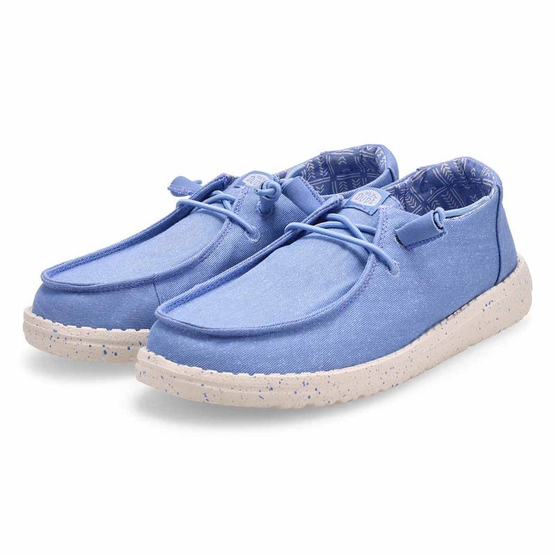 Flâneur décontracté WENDY STRETCH CANVAS, bleu hortensia, femmes