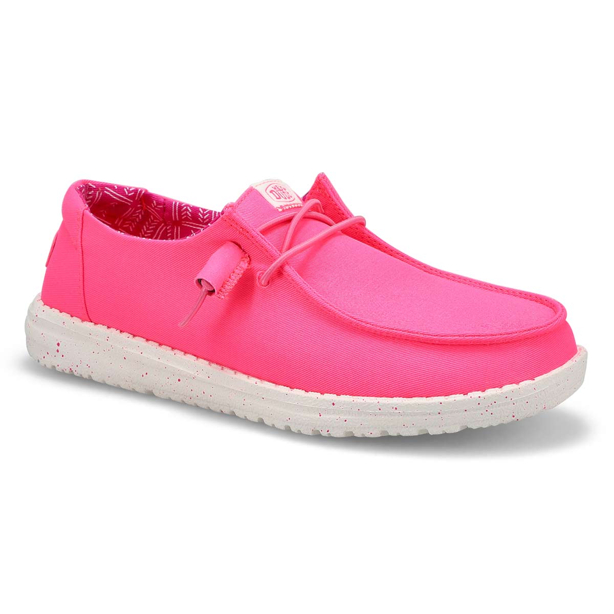 Women's Wendy Canvas Casual Shoe - Neon Pink