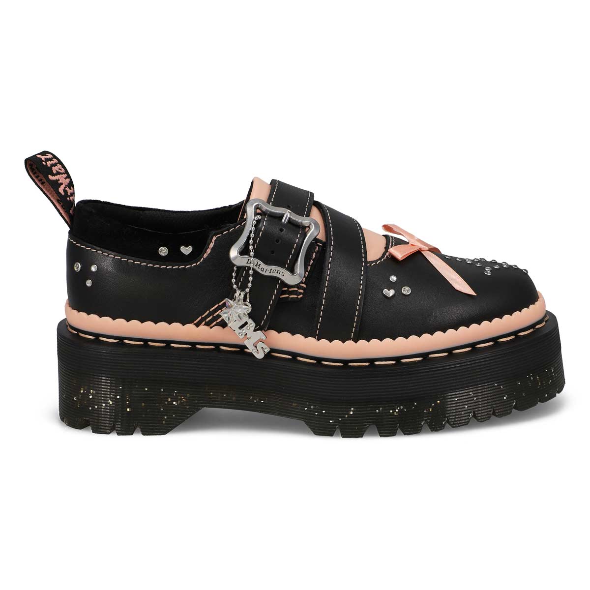 Women's Kemsley Slip On Casual Oxford - Black/Powder Pink