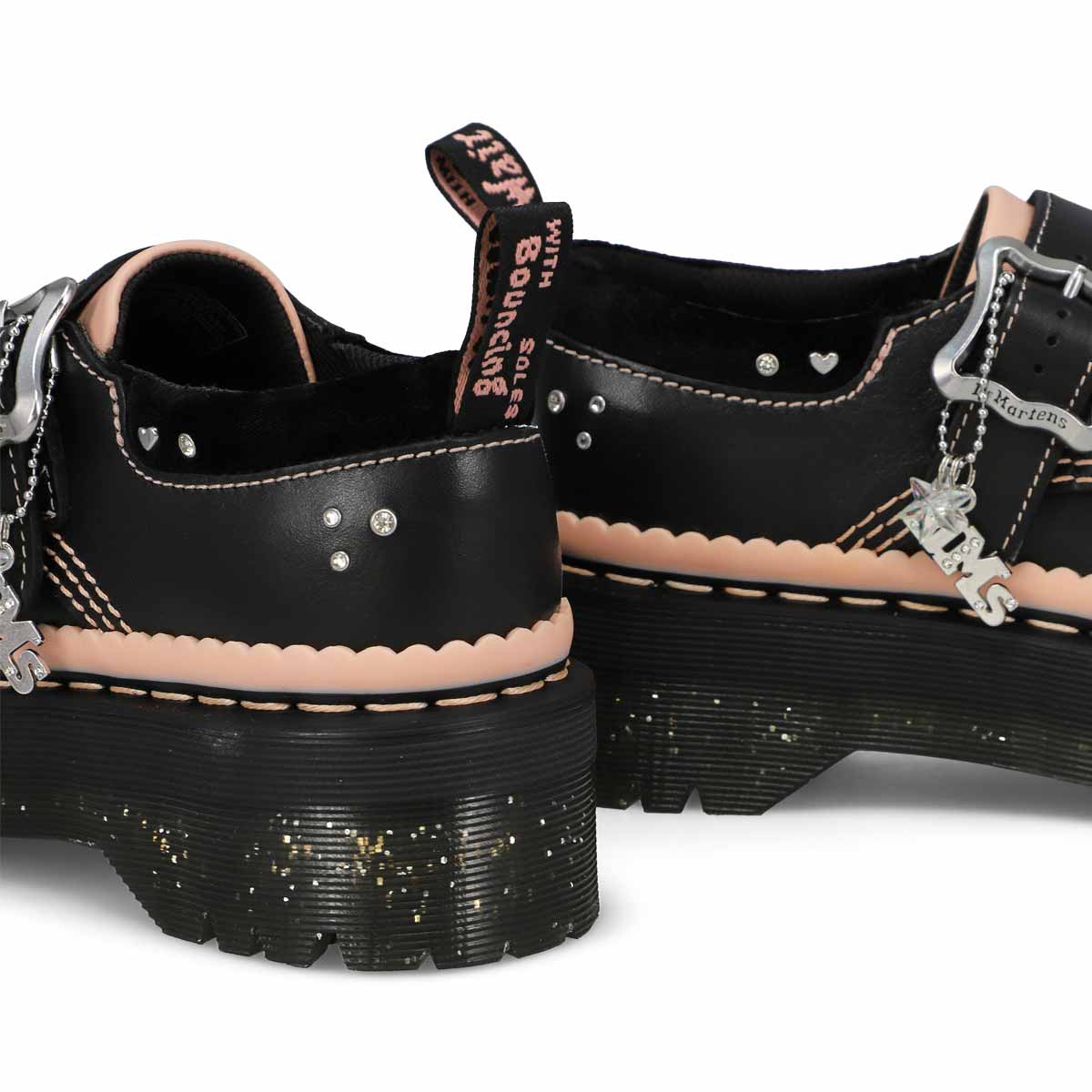 Women's Kemsley Slip On Casual Oxford - Black/Powder Pink