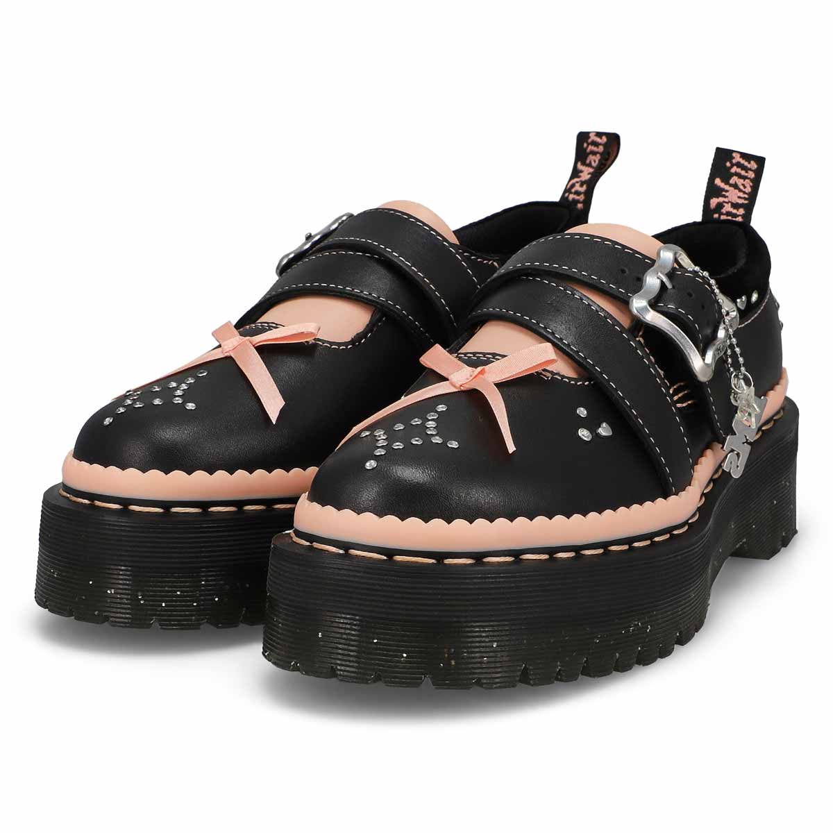 Women's Kemsley Slip On Casual Oxford - Black/Powder Pink