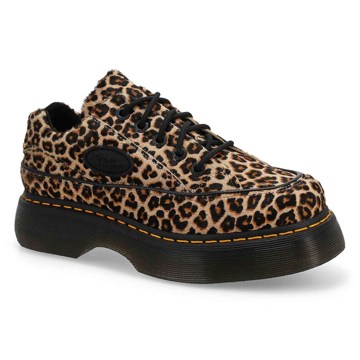 Women's  Buzz 5-Eye Casual Platform Oxford - Leopard
