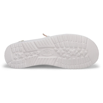 Women's Wendy Metallic Sparkle Casual Shoe - White