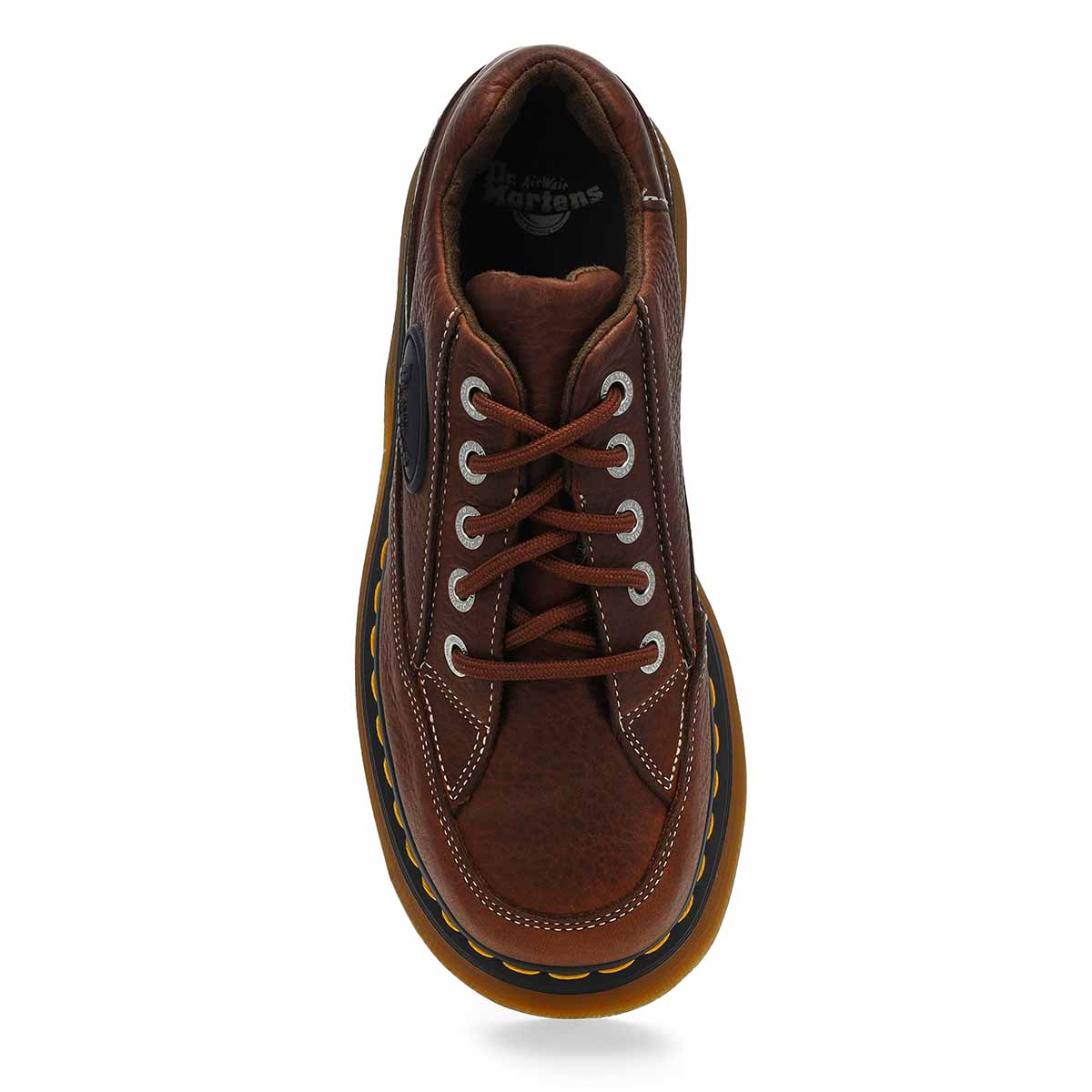 Richelieu décontracté 5 œillets à plateforme BUZZ, brun foncé, femmes