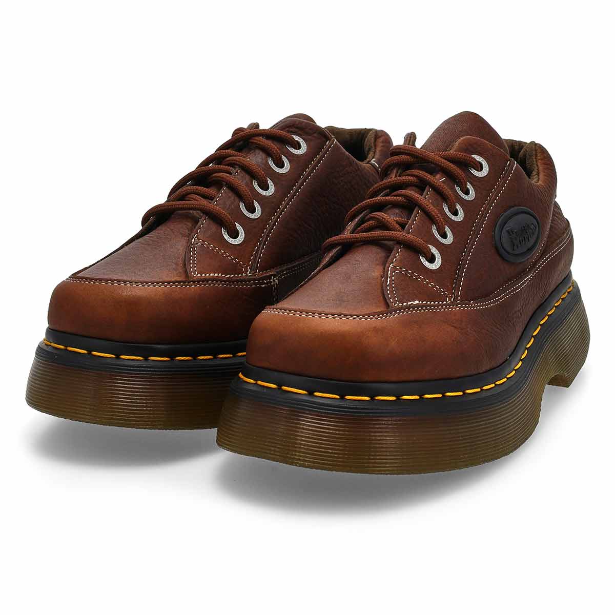 Women's Buzz 5-Eye Lace Up Platform Casual Oxford - Dark Brown