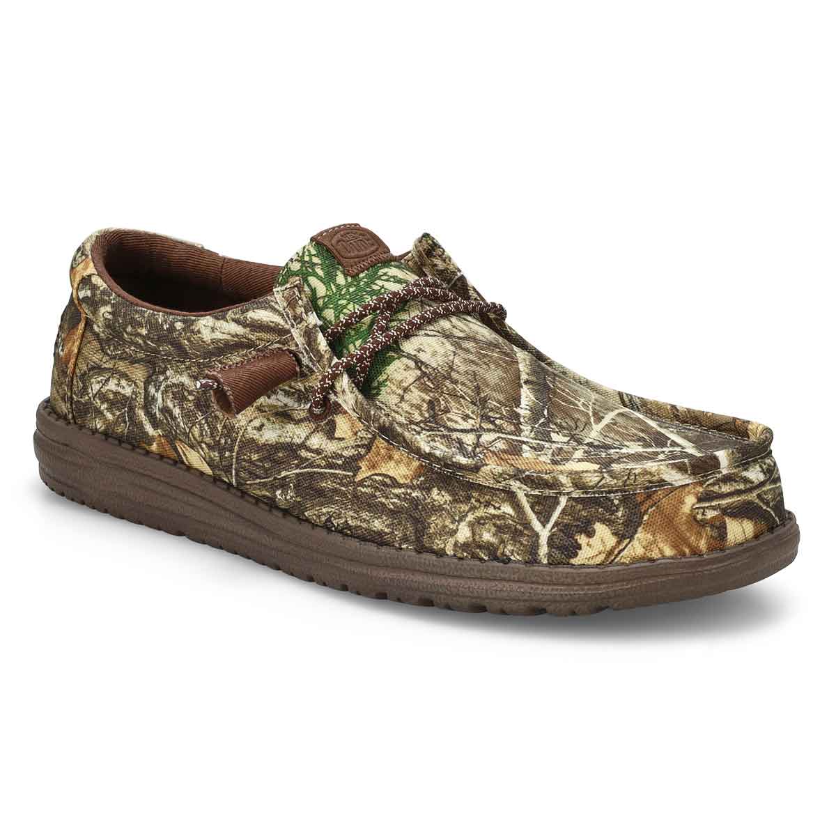 Men's Wally Realtree Edge Casual Shoe - Brown/Natural