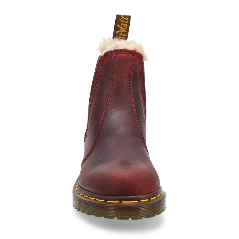 Women's  2976 Leonore II Chelsea Boot - Cherry Red Crazy Horse