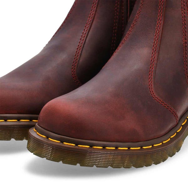 Women's  2976 Leonore II Chelsea Boot - Cherry Red Crazy Horse