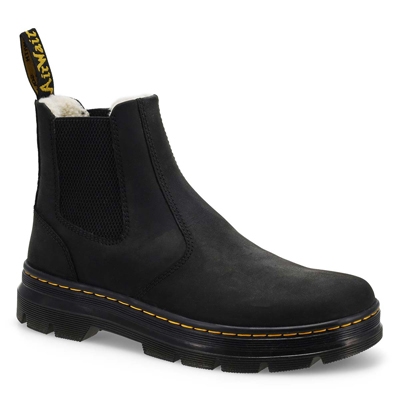 Unsx Embury Wool Lined Waterproof Chelsea Boot - Black