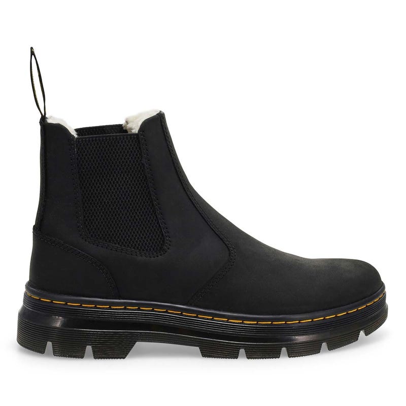 Unisex Embury Wool Lined Waterproof Chelsea Boot - Black