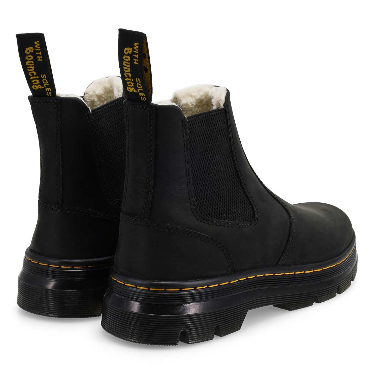 Unisex Embury Wool Lined Waterproof Chelsea Boot - Black