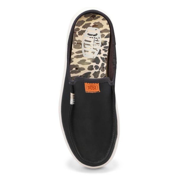 Women's Austin Lift Leather Platform Shoe - Black