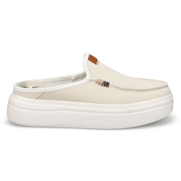 Women's Austin Lift Leather Platform Shoe - White